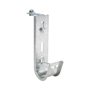 Soporte (Gancho) tipo J-Hook, hasta 10 cables Cat6, ideal para soportar cableado en los espacios de manipulación al aire, Para instalación en interior