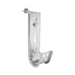 Soporte (Gancho) tipo J-Hook, hasta 10 cables Cat6, ideal para soportar cableado en los espacios de manipulación al aire, Para instalación en interior