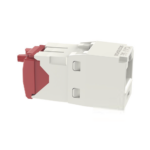 Conector Jack RJ45 Estilo TG, Mini-Com, Categor?a 5e, de 8 Posiciones y 8 Cables, Color Blanco Mate - Image 2