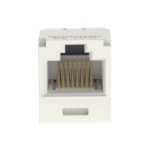 Conector Jack RJ45 Estilo TG, Mini-Com, Categor?a 5e, de 8 Posiciones y 8 Cables, Color Blanco Mate - Image 4