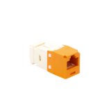 Conector Jack RJ45 Estilo TG, Mini-Com, Categor?a 6, de 8 Posiciones y 8 Cables, Color Naranja - Image 3