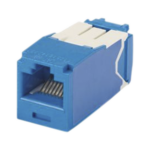 Conector Jack RJ45 Estilo TG, Mini-Com, Categor?a 6A, de 8 Posiciones y 8 Cables, Color Azul - Image 4