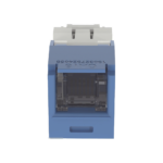 Conector Jack RJ45 Estilo TG con Ventana, Mini-Com, Categor?a 6, de 8 Posiciones y 8 Cables, Color Azul - Image 2