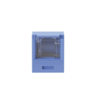 Conector Jack RJ45 Estilo TG con Ventana, Mini-Com, Categor?a 6A, de 8 Posiciones y 8 Cables, Color Azul - Image 2