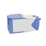 Conector Jack RJ45 Estilo TG con Ventana, Mini-Com, Categor?a 6A, de 8 Posiciones y 8 Cables, Color Azul - Image 3