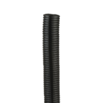 Tubo Corrugado Abierto para Protección de Cables, 1.25 in (31.8 mm) de Diámetro, 15.2 m de Largo, Color Negro