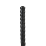 Tubo Corrugado Abierto para Protección de Cables, .50in (12.7 mm) de Diámetro, 30.5 m de Largo, Color Negro