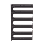 Dedos Administradores con Control de Radio de Curvatura, 5 in de Profundidad, 5 UR, Color Negro - Image 4