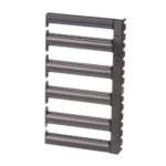 Dedos Administradores con Control de Radio de Curvatura, 5 in de Profundidad, 5 UR, Color Negro - Image 2