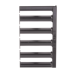 Dedos Administradores con Control de Radio de Curvatura, 5 in de Profundidad, 5 UR, Color Negro