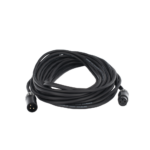 Cable XLR | 3 polos | Conector Hembra-Macho | Serie M | Carcasa Negra | Contactos Dorados | Ideal para Microfonía | Longitud 10m - Image 3