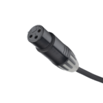 Cable XLR | 3 polos | Conector Hembra-Macho | Serie M | Carcasa Negra | Contactos Dorados | Ideal para Microfonía | Longitud 10m - Image 4