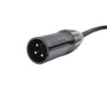 Cable XLR | 3 polos | Conector Hembra-Macho | Serie M | Carcasa Negra | Contactos Dorados | Ideal para Microfonía | Longitud 10m - Image 5