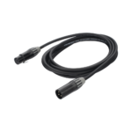 Cable XLR | 3 polos | Conector Hembra-Macho | Serie M | Carcasa Negra | Contactos Dorados | Ideal para Microfonía | Longitud 3m - Image 3