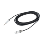 Cable de Audio | XLR 3 Polos Hembra a Plug 1/4 in mono | Conector Seetronic Serie M SCMF3 - MP2X | Longitud 3m - Image 2