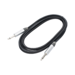 Cable de Audio | Plug 1/4 in a Plug 1/4 in Stereo | Carcasa Cromada | Conectores Seetronic | Longitud 3m - Image 2