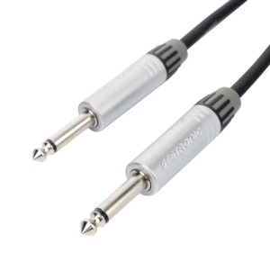 Cable de Audio | Plug 1/4 in a Plug 1/4 in Stereo | Carcasa Cromada | Conectores Seetronic | Longitud 3m