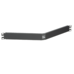 Tapa Ciega Para Rack Estándar de 19in, Angulado, de Acero, 1UR, Color Negro