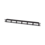 Panel de Parcheo Modular Mini-Com (Sin Conectores), Plano de Instalaci?n al Ras, Sin Blindaje, de 24 Puertos, 1UR - Image 3
