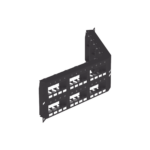 Panel de Parcheo Modular Mini-Com (Sin Conectores), Angulado Instalaci?n la Ras, Sin Blindaje, de 48 Puertos, 2UR - Image 4