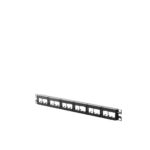Panel de Parcheo Modular Mini-Com (Sin Conectores), Plano, Sin Blindaje, Con Etiqueta y Cubierta, de 24 Puertos, 1UR - Image 2