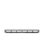 Panel de Parcheo Modular Mini-Com (Sin Conectores), Plano, Sin Blindaje, Con Etiqueta y Cubierta, de 24 Puertos, 1UR - Image 5
