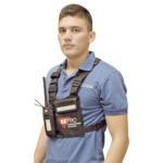 Pechera Universal con soporte para radio, sostén de bolígrafo y seguridad para la bolsa con cinta adherente. Logo TX-PRO. - Image 4