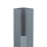 Canaleta para Cable en Esquina, 5.33" x 4.58", 6 Pies, Color Gris