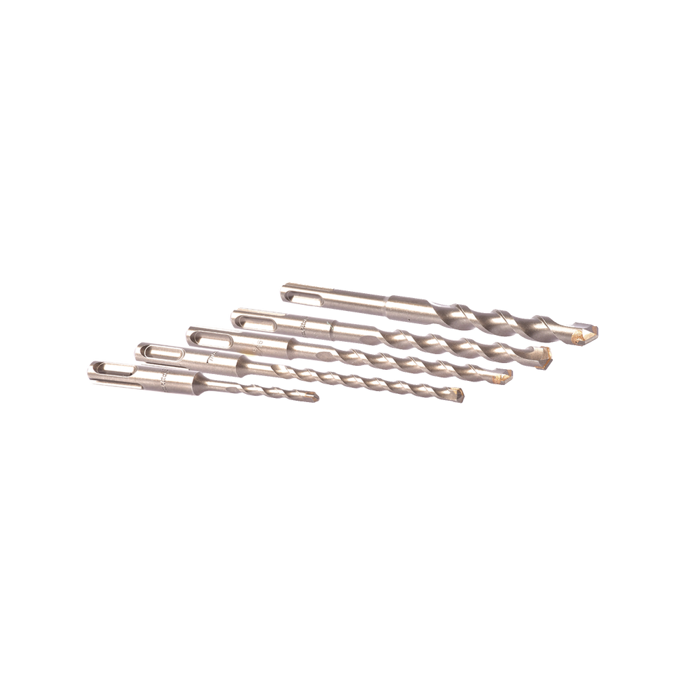 Juego con 5 piezas de brocas SDS PLUS para concreto
