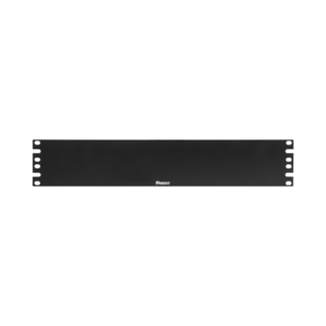 Tapa Ciega Para Rack Estándar de 19in, Plano, de Acero, 2UR, Color Negro