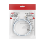 Cable de Parcheo (Patch Cord) / UTP / Cat. 6 (24 AWG) / 1 Metro (3.28 Pies) / Color Blanco / Ideal para PoE+ / Interior