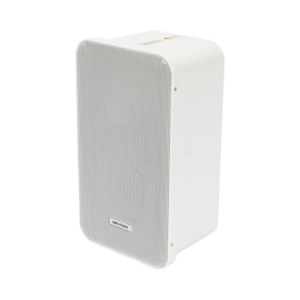 Altavoz Tipo Columna | 20 Watts | 100 V | Rejilla de Metal | Color Blanco | Montaje en L | Exterior IP66