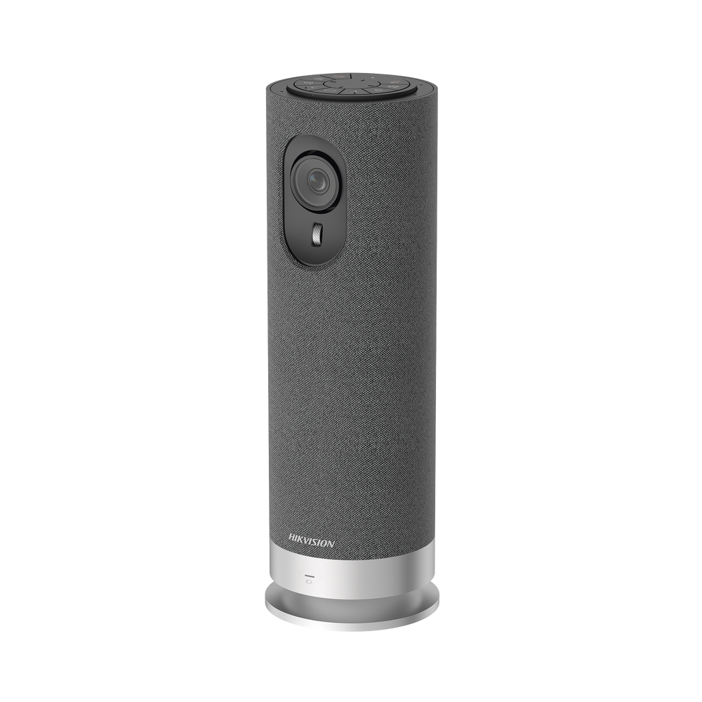 Cámara de Videoconferencia Portátil / Resolución de 2 Megapixel (Full HD) / 4 Micrófonos / Altavoz 5 W / Conexión USB / Control Remoto / Plug and Play  / Movimiento PTZ