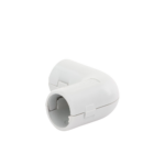 Unión en "L" (Codo) para tubería rígida, recomendado para cable eléctrico, PVC Auto-extinguible, de 16 mm