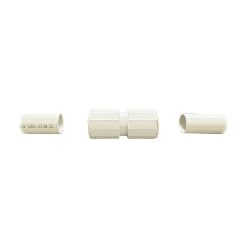 Manguito / Cople Morbidx IP67 libre de halógenos para unir tubería rígida de 40 mm (1 1/2") permite una instalación hermética no necesita pegamento