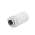 Conector de tubería rígida a caja (Racor), PVC Auto-extinguible, de 20 mm