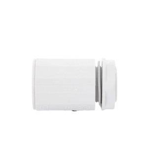 Conector de tubería rígida a caja (Racor), PVC Auto-extinguible, de 50 mm