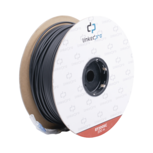 Carrete de Fibra ?ptica Monomodo con Conectores SC-SC Duplex, Reforzada con Kevlar, de 200 Metros (656.17 Pies), Para Instalaciones Subterr?neas por Tuber?a