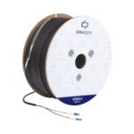 Carrete de Fibra ?ptica Monomodo con Conectores LC-LC Duplex, Reforzada con Kevlar, de 300 Metros (984.25 Pies), Para Instalaciones Subterr?neas por Tuber?a