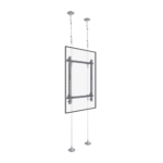 Montaje Cableado de Acero| Suelo a Techo| Capacidad Máx. de Carga 30kg| Para Pantallas de 32" ~ 75"| VESA 400 x 600 - Image 3