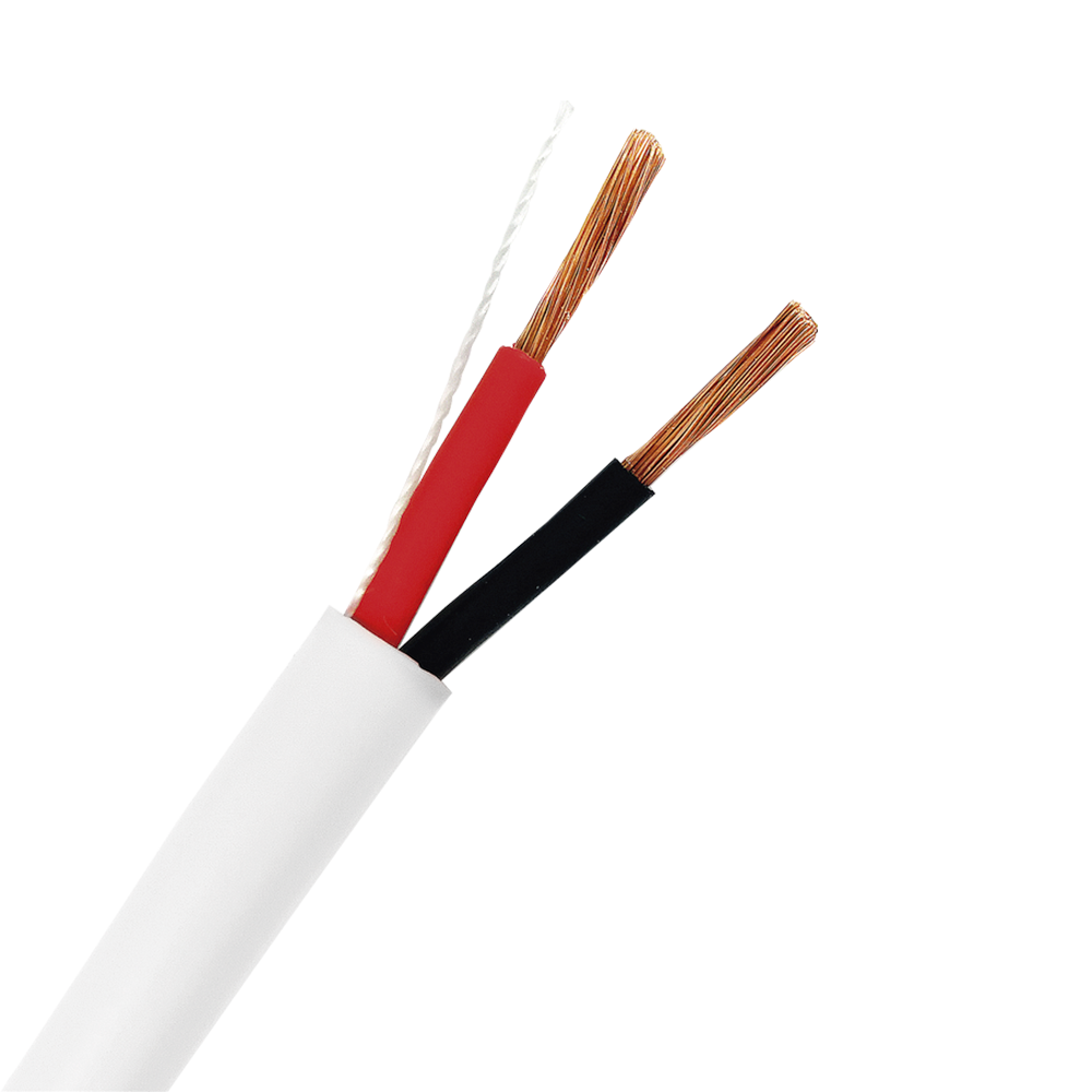 Bobina de 152 Metros (500 Pies) / 18AWG 2 Conductores / Cable Profesional de ALTA FIDELIDAD 100% Cobre / Libre de Ox?geno / Interior / Color Blanco / Para Aplicaciones de Audio, Control de Acceso y Automatizaci?n