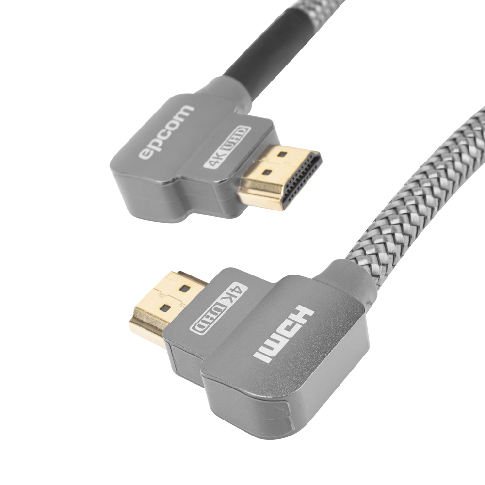 Cable HDMI ?ngulo 90? | 1 Metro (3.28 Pies) | Alta Definici?n | Versi?n 2.0 | Alta Velocidad 18Gbps | 4K@60Hz |