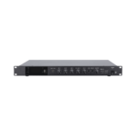 Amplificador de Audio | 1 canal | 350 W | Sistema 100V y Baja Impedancia | 4 Entradas de Micrófono Balanceadas | Bluetooth | USB | SD | FM | Montaje en Rack