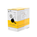 Bobina de Cable de 305 Metros (1000 Pies) Cat5e, Aleaci?n de Cobre y Aluminio (CCA), Color Negro, Uso Interior