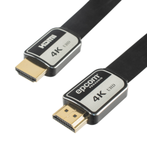 Cable HDMI de 1.8 Metros (5.91 Pies) | Alta Definici?n | Versi?n 2.0 | Alta Velocidad 18Gbps | 4K@60Hz | Conectores Chapados en Oro | Tipo Plano