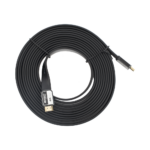 Cable HDMI de 5 Metros (16.40 Pies) | Alta Definici?n | Versi?n 2.0 | Alta Velocidad 18Gbps | 4K@60Hz | Conectores Chapados en Oro | Tipo Plano - Image 2