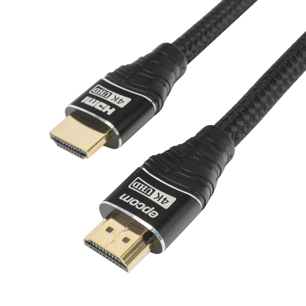 Cable HDMI de 1 Metro (3.28 Pies) | Alta Definici?n | Longitud | Versi?n 2.0 | Alta Velocidad 18Gbps | 4K@60Hz | Conectores Chapados en Oro | Tipo Redondo