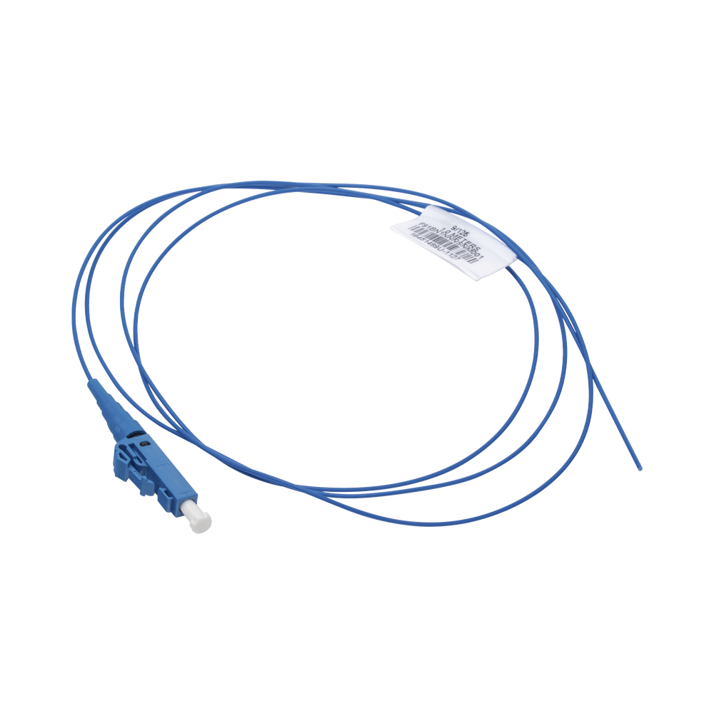 Pigtail de Fibra ?ptica LC Simplex, Monomodo OS2 9/125, 900um, Color Azul, 3 Metros (9.84 Pies)