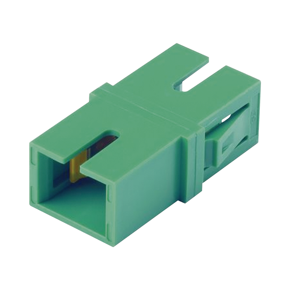 M?dulo Acoplador SC/APC Simplex, Para Fibra Monomodo, Color Verde