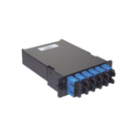 Placa Acopladora de Fibra ?ptica FAP, Con 12 Pigtails y 6 Conectores LC Duplex (12 Fibras), Para Fibra Monomodo OS1/OS2, Color Azul - Image 2